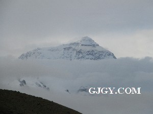 Everest from the Rongbuk valley